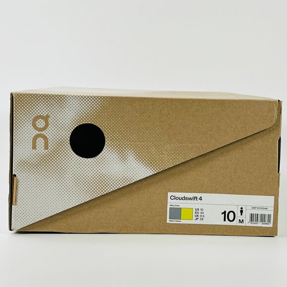 On Cloudswift 4 \'Alloy Lime\' 3MF10133348 Running Multi Size main image 9